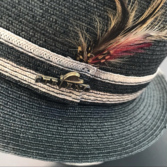 ✴️ UNISEX Stefano Milan Straw Fedora, M (7-7 1/8)NWT… - Picture 2 of 6